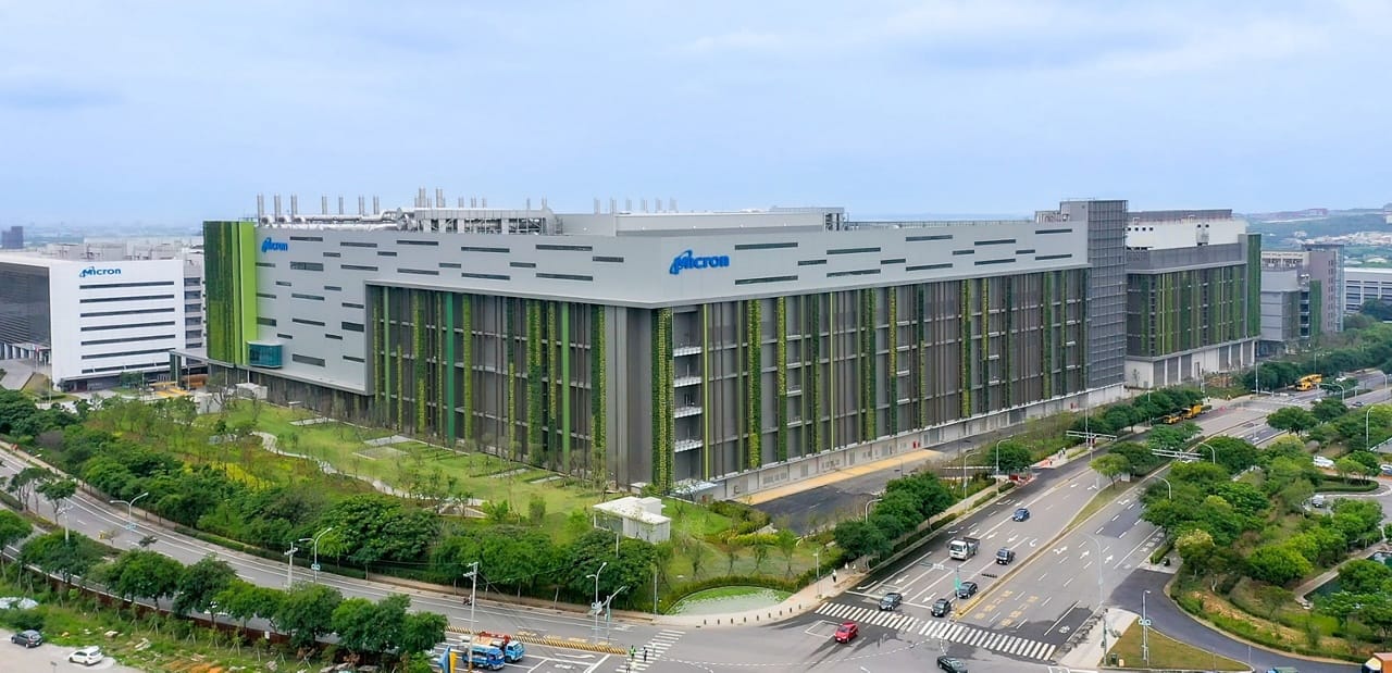 Micron Technology manufacturing facility in Taichung Taiwan