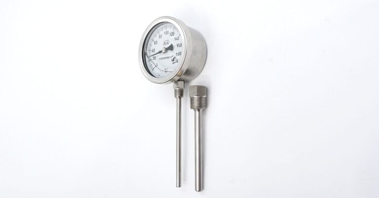 SJ 炘珈儀錶 industrial thermometer and separate threaded thermowell